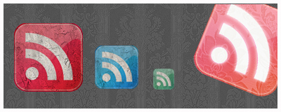 Bellissima raccolta di feed icon in grunge style!