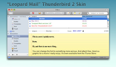 Come trasformare la grafica di Thunderbird in quella di Apple Mail