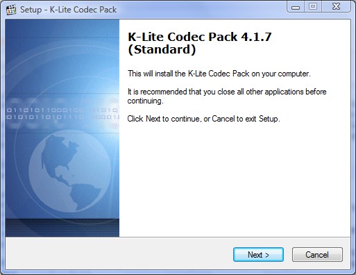 K-Lite Codec Pack per riprodurre qualuque tipo di formato utilizzato nel web