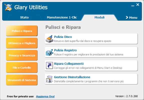 Glary Utilities, software tutto fare per la pulizia, l'ottimizzazione e la sicurezza del pc