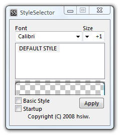 Style Selector per installare temi senza usare patch