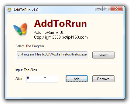 add to run app Creare scorciatoie per avviare programmi tramite Esegui su Windows