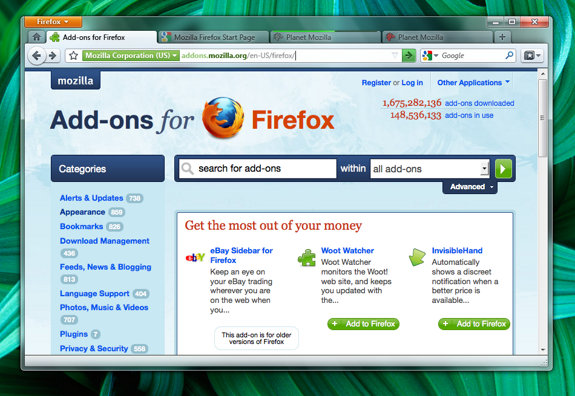 Strata40 per trasformare graficamente Firefox 3 nel futuro