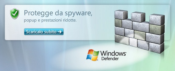 Come disabilitare Windows Defender in Windows 7