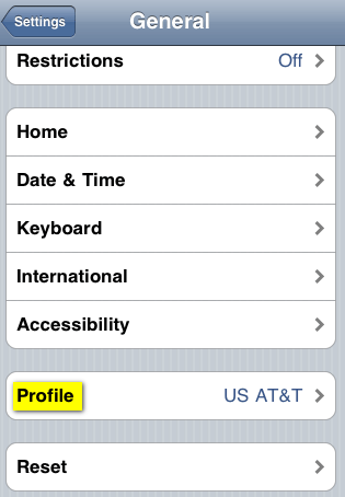 Come cancellare o rimuovere un Profilo su iPhone, iPod Touch o iPad