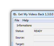 Get My Videos Back per recuperare audio/video da CD/DVD graffiati