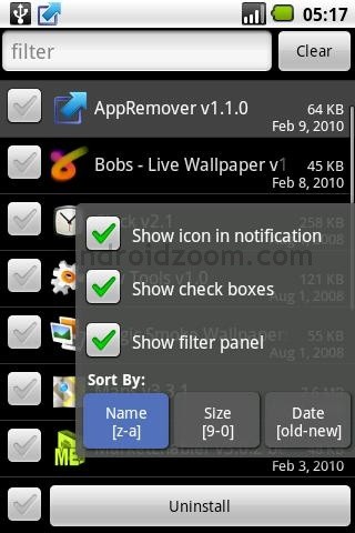 Come disinstallare Applicazioni su Android con AppRemover