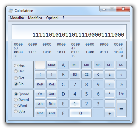 Come usare la calcolatrice di Windows 7 in Windows XP e Vista