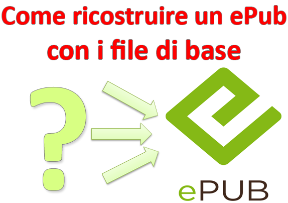 Come ricostruire un ePub con i file di base