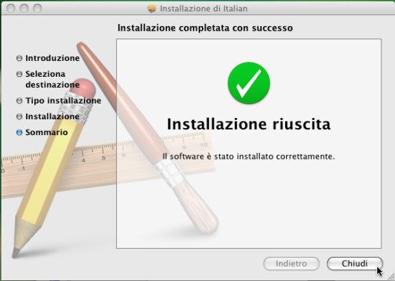 Installazione Lingua 4