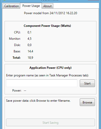 Come sapere quanti Watt consuma il PC con Joulemeter