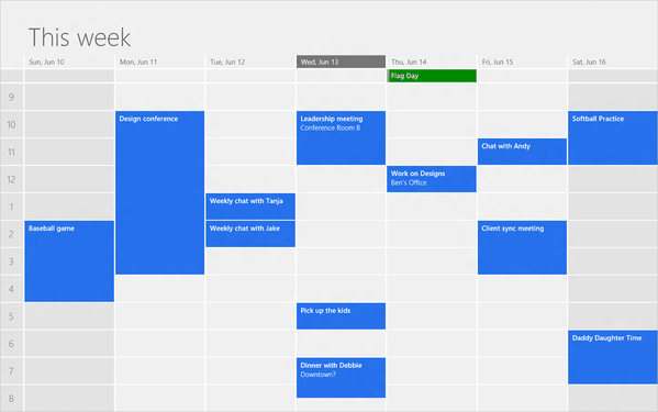 Come sincronizzare più Google Calendar condivisi su Windows 8