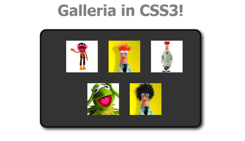Come creare una semplice Gallery in puro CSS3