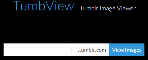 Come visualizzare tutte le immagini di un sito Tumblr con TumbView