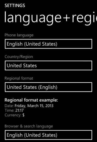 Come cambiare lingua in Windows Phone 8